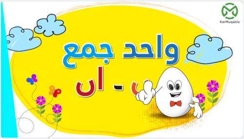 واحد جمع ں – اں