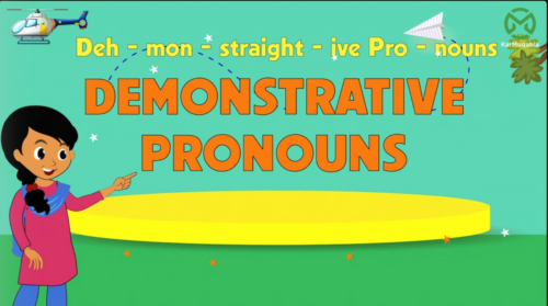 Demonstrative Pronouns